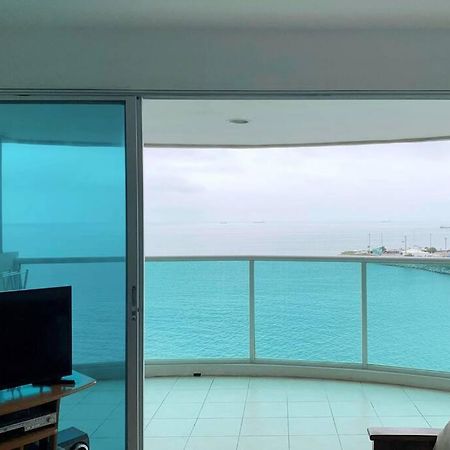 Dpto. Privado Frente Al Mar Con Vista Espectacular Appartement Salinas  Buitenkant foto