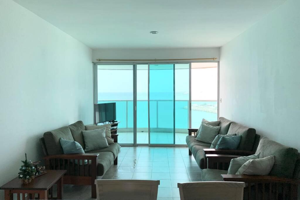 Dpto. Privado Frente Al Mar Con Vista Espectacular Appartement Salinas  Buitenkant foto